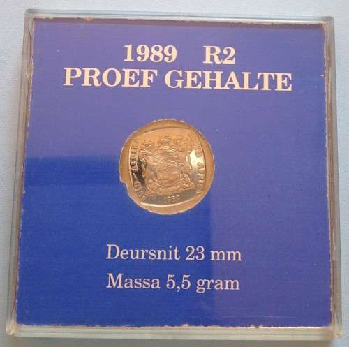 Proof 1989 Nickel R2 - sealed in SA Mint capsule