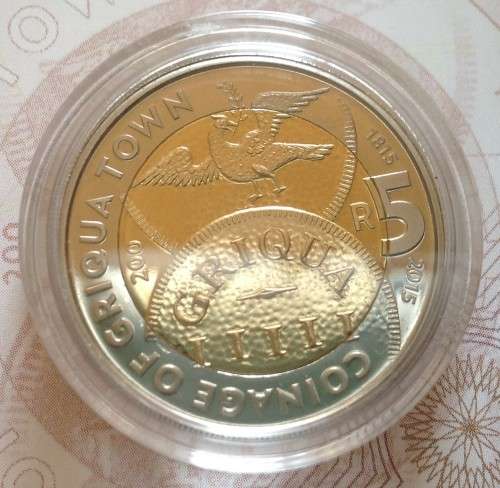 @@@ 2015 Griqua Town Proof R5 with CoA (No box) @@@
