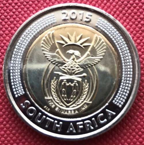 GORGEOUS GRIQUA TOWN 2015 uncirculated bi-metal R5 commemorative coin