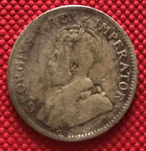 George V 1934 Silver Tickey (3d)