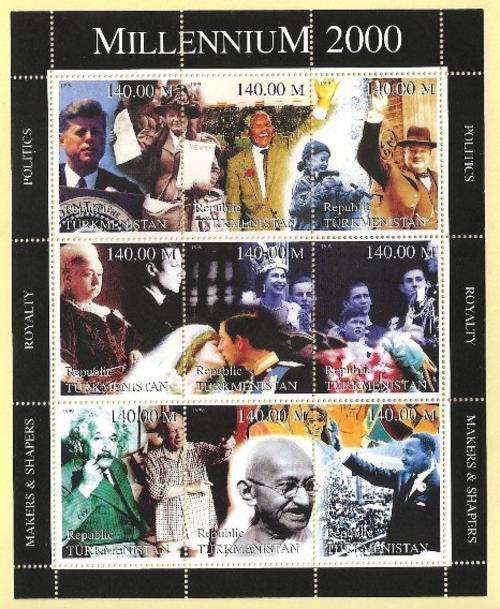 ###  2000 Millenium Mint Sheet with Nelson Mandela ###