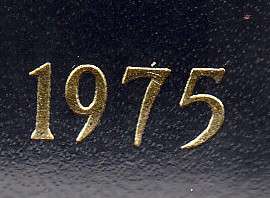 RSA 1975 Short Proof Set with Silver R1 - in SA Mint Blue Box