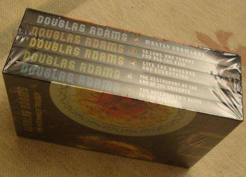 Great Boxed Set of The Hitchhiker Trilogy by Douglas Adams