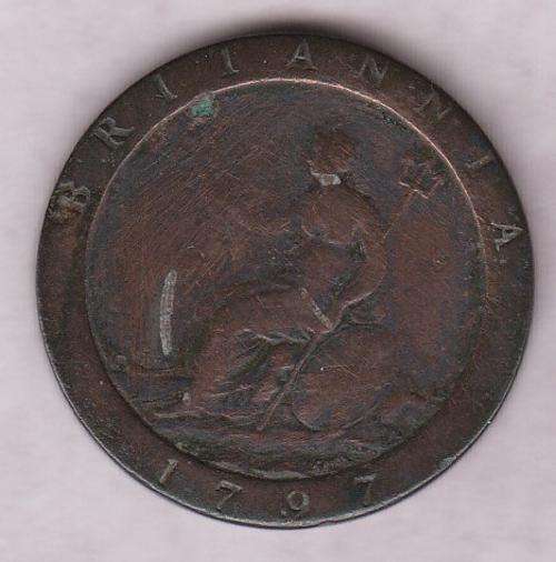 NICE 1797 George III Cartwheel Penny - 212 YEARS OLD!!!