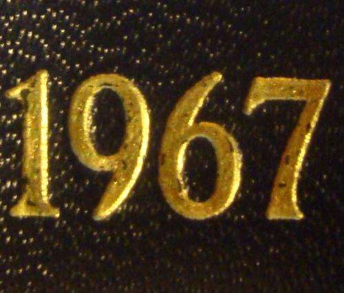 RSA 1967 Short Proof Set with Silver R1 - in SA Mint Blue Box