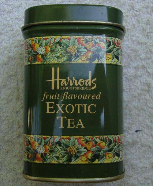 Harrods Fruit Flavoured Exotic Tea Tin - Blackcurrent