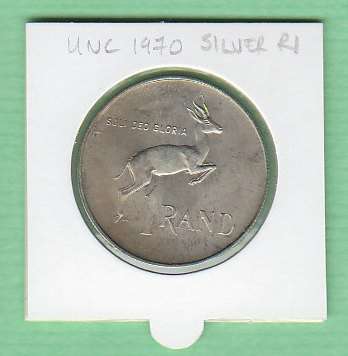 UNC  RSA 1970 Silver R1