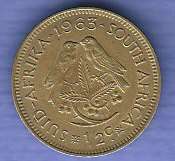 1st Decimal Series 1963 halfcent coin