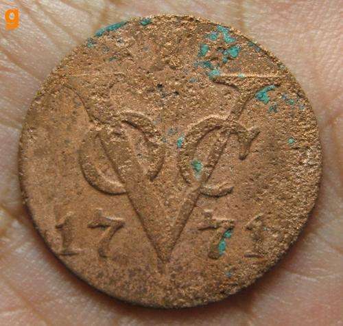 1771 COINS US COLONIAL VOC NEW YORK PENNY DUTCH DUIT NETHERLANDS INDIES ZEELAND