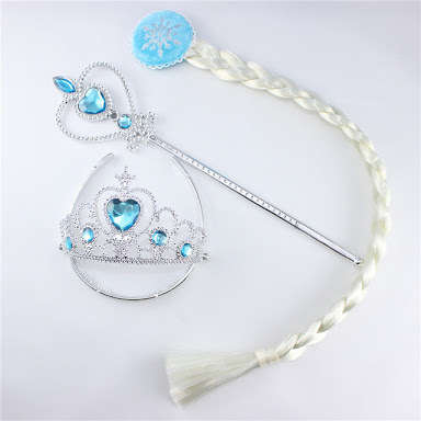 Kids Frozen Elsa dressup set, crown, wand, braid was R60 now R30
