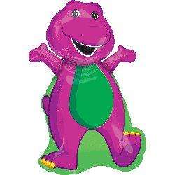 51x86cm Barney kids party Supershape Foil Balloon xl