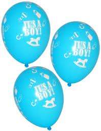 It is a boy balloons, packet with 6