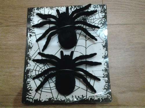 Spiders, perfect for decor for spiderman party