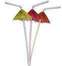 Umbrella  straws 10 per pack,