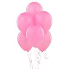 Helium quality balloon 10 in pack light pink