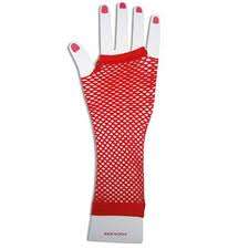 fishnet gloves