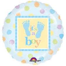 45cm It's a boy babyshower party Foil Balloon xl
