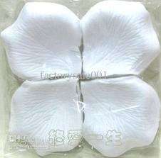 100 wedding white rose material petals - confetti