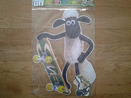 Shaun the sheep wall sticker 50cm. perfect for party decor