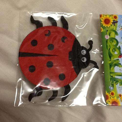 Ladybug foam decor 1 - 9cm head to tail