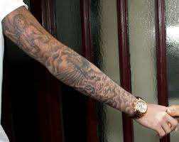 Tattoo sleeve arm, looks real, slips on - send various design, Full arm