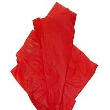 Tissue paper - 10 sheets per pack - sheets 51x66cm - red