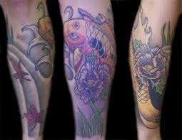 Tattoo leg sleeve, looks real, slips on - design different - send randomly