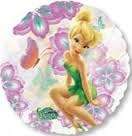Tinkerbell fairies 66cm clear see- thru kids party Supershape Foil Balloon xl