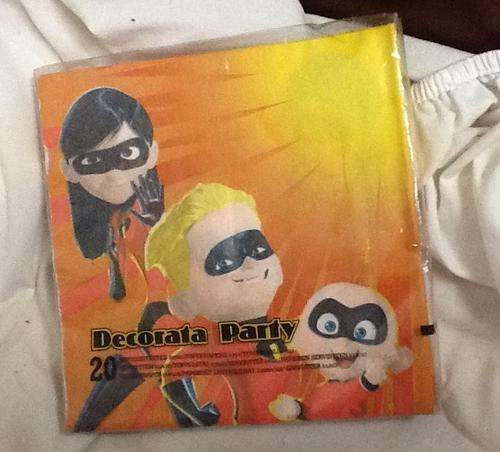 Incredibles kids party serviettes (20 per pack)