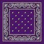 purple headband /  party bandana - perfect for cowboy party, 54x54cm