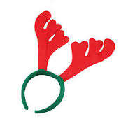 Christmas Reindeer aliceband with bells