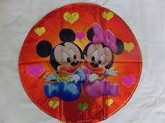 43cm mickey and minnie mouse kids party Foil Balloon - blow up with pump - great party favor