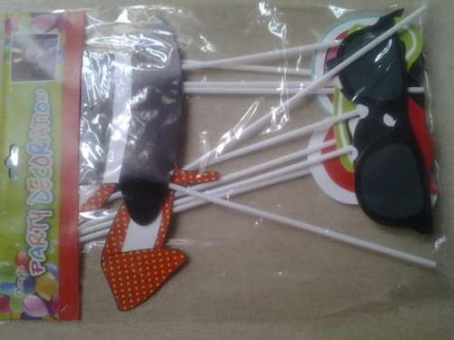 Photo props on sticks