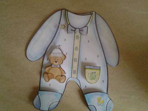 Baby shower 3d cardboard cut out perfect for party decor 27cm