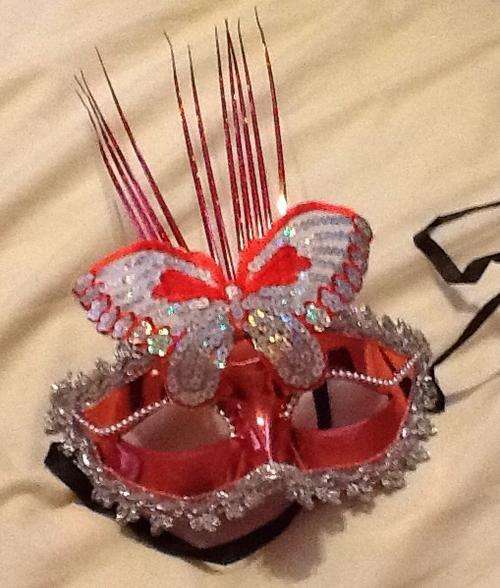 Fancy mask - red - dress up