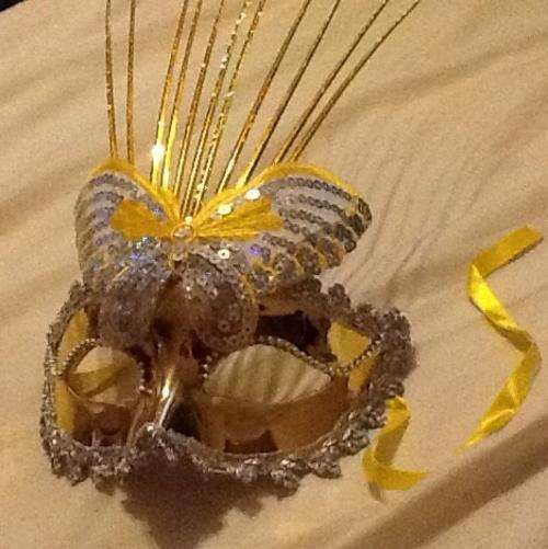 Fancy mask - gold - dress up