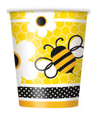 bee party paper cups (10)