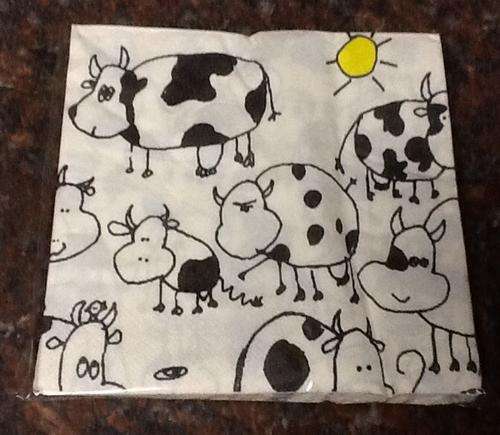 Farm animal party serviettes (20 in pack)