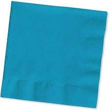 Turquoise blue serviettes (20)