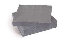 Grey / silver serviettes (20)