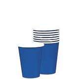Blue paper cups, 10 per pack