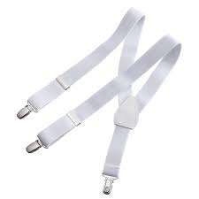 Kiddies Dress up white suspenders