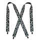 Dress up suspenders with music notes