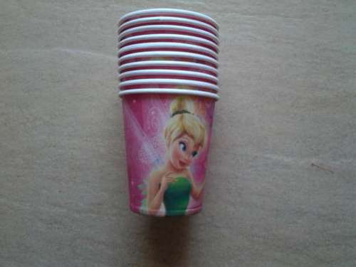 Tinkerbel kids party paper cups (10)