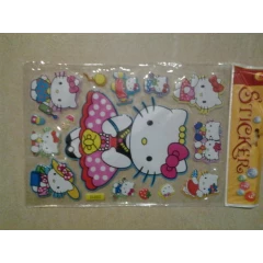Hello Kitty puffy sticker sheet