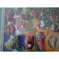 McQueen cars sticker sheet was R7 now R3