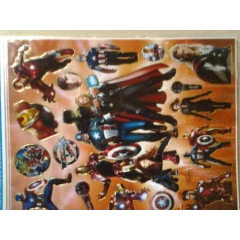 Avengers sticker sheet was R7 now R3