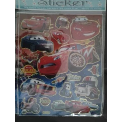 McQueen cars sticker sheet