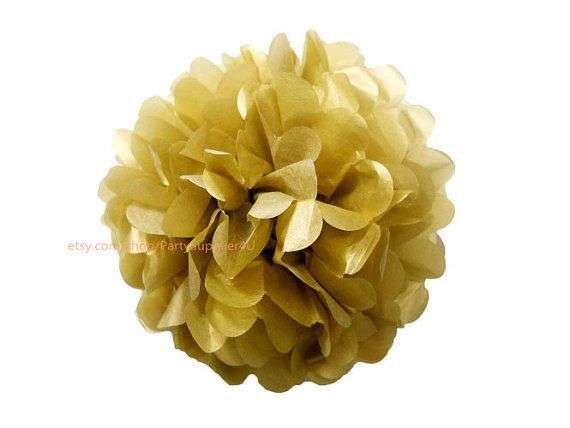 Tissue paper decorative hanging ball -  30cm - pom pom