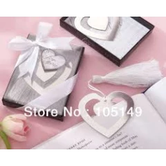 Heart bookmark in a box, perfect wedding thank you gift was R13 now R6